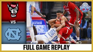 NC State vs North Carolina Full Game Replay  2024 ACC Men’s Basketball Tournament [upl. by Ekim]