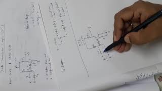 Lecture 52  NAND Gate using DTL [upl. by Atival]