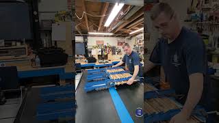 Gluing a new flag with the Rockler panel clamps [upl. by Folger]