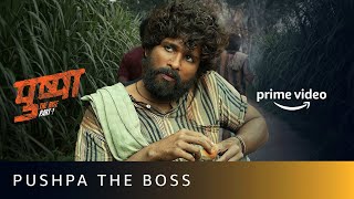 Pushpa and his way of working  Pushpa The rise  AlluArjuns best dialogue  Amazon Prime Video [upl. by Renba]