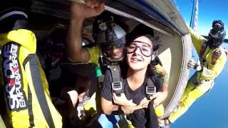 GoPro vídeo de Saltos en Tandem en Skydive Empuriabrava  La Tierra del Cielo [upl. by Kimitri]