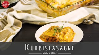 Kürbislasagne Low Carb Rezept Lasagne mit Kürbis glutenfrei [upl. by Ecnaiva]