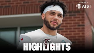 Highlights  Atlanta Falcons set the foundation day one l 2024 ATampT Training Camp  NFL [upl. by Shellans]