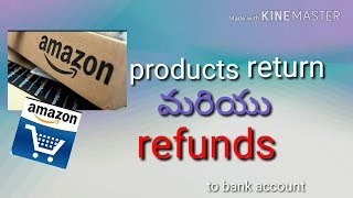 How to amazon in return product and refunds in telugu [upl. by Ellivro]