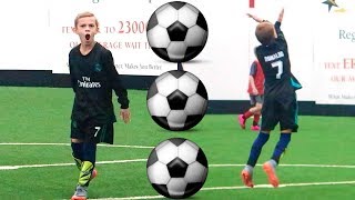 Boy Scores 3 Soccer Goals in 1 Soccer Game HAT TRICK ⚽️ ⚽️ ⚽️ [upl. by Pollack]