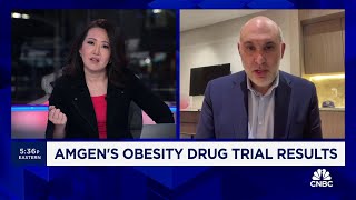 Amgen has a lot to prove in the weightloss drug category says Mizuhos Jared Holz [upl. by Mickie]