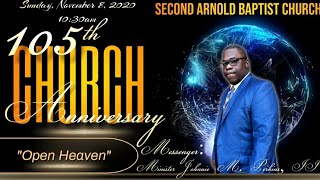 OPEN HEAVEN  Minister Johnnie M Perkins II Sunday November 8 2020 [upl. by Ahsiek]