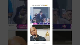 Yuvraj Sing Funny Incident caught on camera short viral meme funny [upl. by Yoral395]