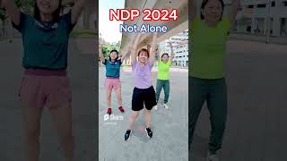 Dancing again to ndp2024 notalone sg59 dance shorts themesong [upl. by Rees]