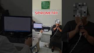 SPIROMETRY TEST pulmonary lungs medicalstudent healthcare pulmonology breathing test [upl. by Jamilla]