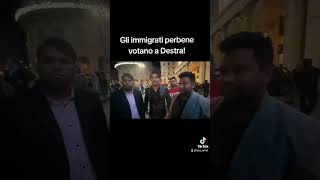 Gli immigrati perbene votano a Destra [upl. by Norven]