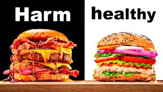 The Most Harmful vs The Healthiest Burger [upl. by Akerdna971]