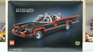 LEGO DC Comics 76328 Batman The Classic TV Series Batmobile  LEGO Speed Build Review [upl. by Mcarthur94]