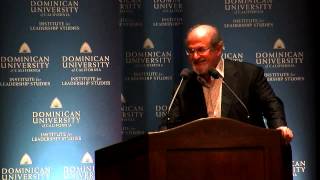 Salman Rushdie spoke at Dominican University Joseph Anton A Memoir [upl. by Edrahs]