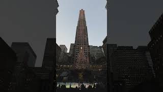 Travel Postcard Rockefeller Center newyork nyc christmas itstimd xmas citytrip travel [upl. by Eyt]