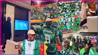 AFCON 2024 Nigeria Vs Cameroon Highlights As Tinubu Dance And Celebrate With The Super Eagles [upl. by Nauwtna]