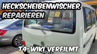 Heckscheibenwischer beim VW T4 reparieren  T4WIKI Verfilmt [upl. by Ahsata]