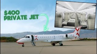 PRIVATE JET for 400  The JSX Experience [upl. by Poock]