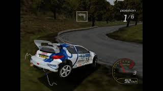 Pro Rally 2002 PS2 Gameplay [upl. by Einneb]