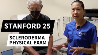 Stanford RHEUMATOLOGIST SCLERODERMA Physical Exam [upl. by Aihsekin]