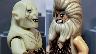 LEGO The Hobbit Azog vs Beorn [upl. by Asaeret94]