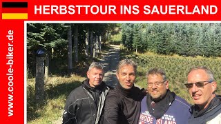 🇩🇪 Autumn tour to the Sauerland 2020  A travel documentary  HD  Motorbike tour CooleBikers [upl. by Migeon150]