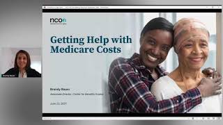 Getting Help with Medicare Costs  NCOA Brandy Bauer  SHIP Welcome To Medicare [upl. by Maurilia]