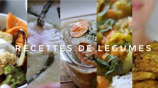 5 recettes pour MANGER PLUS DE LÉGUMES [upl. by Sulokcin881]