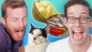 The Try Guys Vs Worlds Smelliest Foods [upl. by Anatlus]