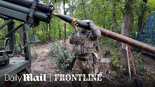 Rocket Squad DDay Ukraines Missile Defence of Pokrovsk  Frontline  Daily Mail [upl. by Llohcin]