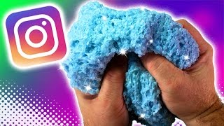 How to make ASMR Crunchy Instagram Slime DIY Fishbowl Slime How To [upl. by Ecitsuj]