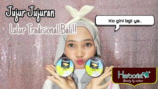 Review Herborist Lulur Mandi Tradisional Bali Bisa Mutihin Badan  Ayu Rahayu [upl. by Ruon]