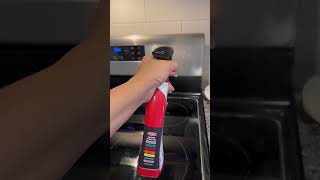 Clean the dirty stove with me cleaning stove cleaning cleanwithme stovecleaning kitchen [upl. by Kuska810]