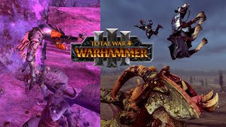 Total War Warhammer 3 Sync KillAnimation Compilation including Forge of the Chaos Dwarfs [upl. by Aekim]