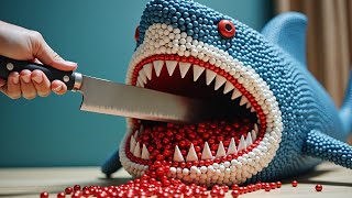 Best of Magnetic Balls Food Compilation  Hunting Shark  Stop Motion Cooking [upl. by Nicolette]