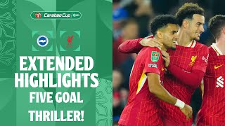 HOLDERS SURVIVE  Brighton v Liverpool extended highlights [upl. by Slavin99]