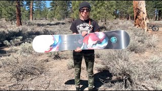 Never Summer Womens Proto Synthesis 2021 Snowboard Review [upl. by Eenoj]