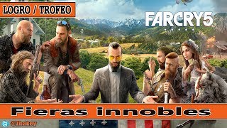 Far Cry 5 Fieras innobles  Logro  Trofeo [upl. by Acirretal580]