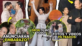 CHRISTIAN NODAL y ANGELA AGUILAR anunciarán EMBARAZO FOTOS y VIDEOS filtrados de SU BODA DRONES [upl. by Eillat]