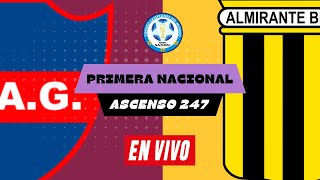 GÜEMES  ALMIRANTE BROWN EN VIVO  PRIMERA NACIONAL [upl. by Nogras]