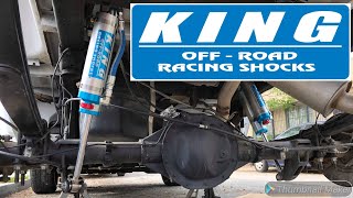 Rear King Shocks Install On A 2016 Chevy Silverado Z71 [upl. by Enilamme]