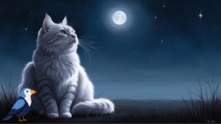 A cat stargazing on a tranquil night  Calm Nausea Headaches amp Improve Sleep Quality 27 [upl. by Neona]