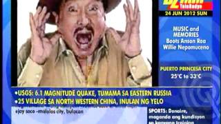 DZMM pays tribute to the Comedy King [upl. by Eleik337]