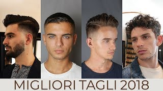 MIGLIORI TAGLI DI CAPELLI PER UOMO  Tendenze Capelli Uomo [upl. by Lienad]