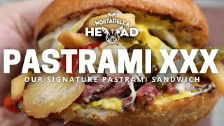 THE BEST PASTRAMI SANDWICH  How to make a pastrami sandwich [upl. by Attiuqaj]