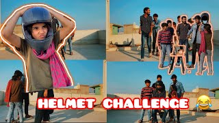 the helmet challenge 😂😂 [upl. by Senior]