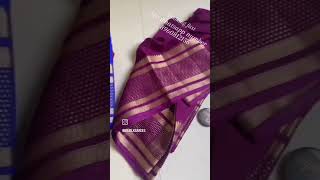 Traditional Handloom Banarasi Semi Ktan Silkbanarasisaree katan soft explorepage smallbu viral [upl. by Terrag]