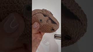 Sicherheitsaugen anbringen  machst du das auch so hakeln häkeln amigurumi crochet diy [upl. by Yasmine]