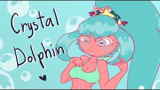 Crystal Dolphin OC animation [upl. by Koy712]