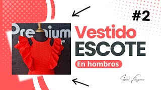 Clase 2 👗 Aprende a Crear un Vestido con Escote en Hombros Desde Cero [upl. by Brocklin]